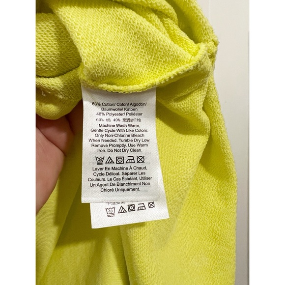 Dkny Jeans Yellow "Limonata" Top Size XS - Picture 5 of 5